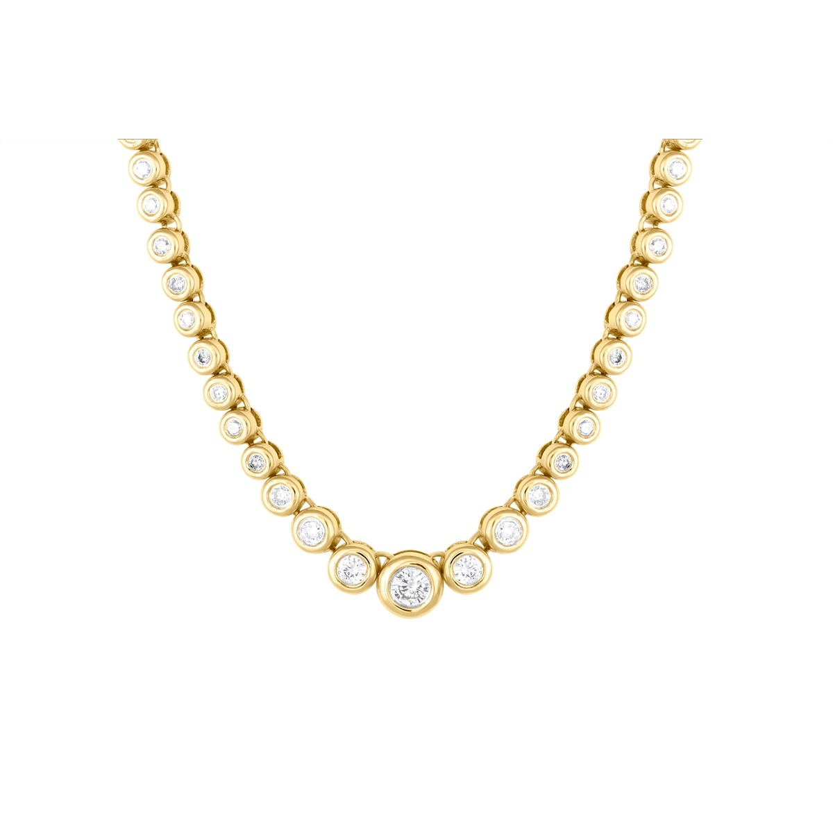 Necklaces Necklaces in Yellow Gold containing Diamond 449036