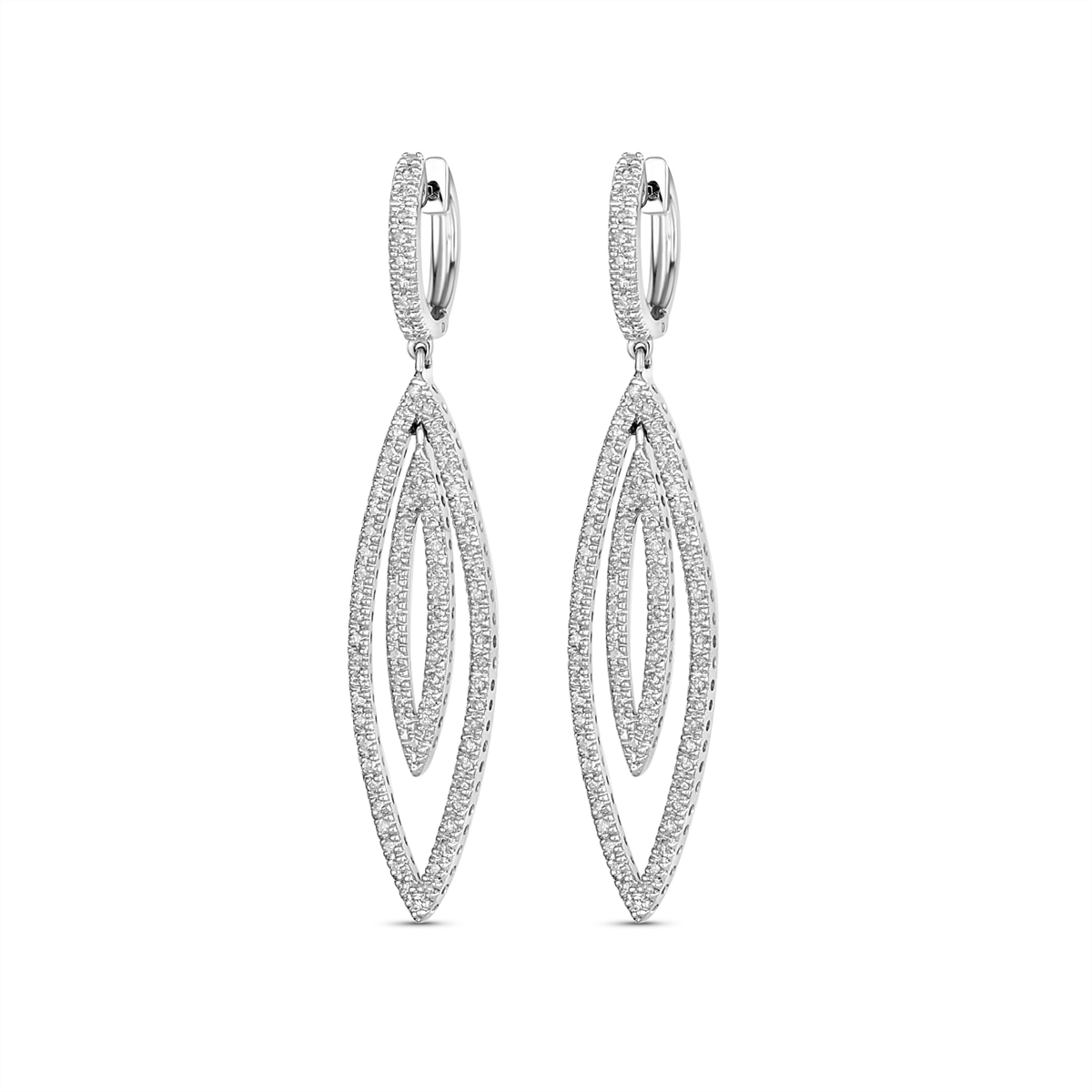 Earrings Jewelry in White Gold 449055