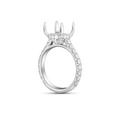 Engagement Collections Engagement Rings in White Gold containing Diamond AJ-R19423-SEMI2