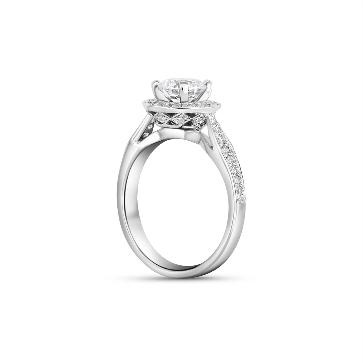 Engagement Collections Engagement Rings in Platinum/Palladium containing Diamond ESTATE202412123