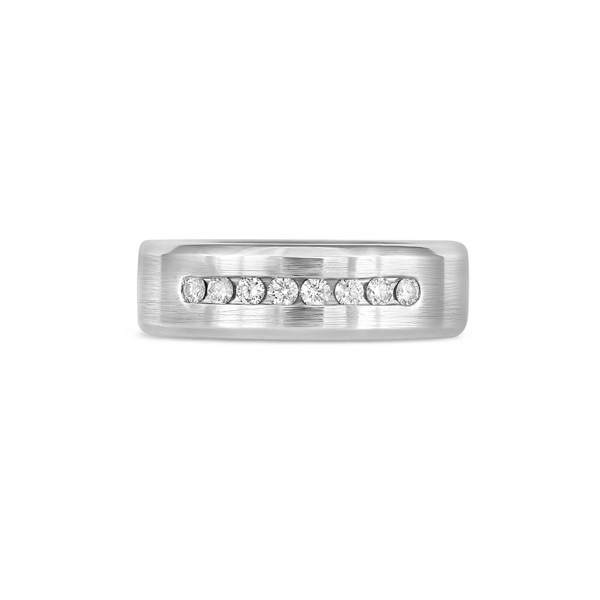 Mens Bands Engagement in White Gold ND16648-7-FW-11.5