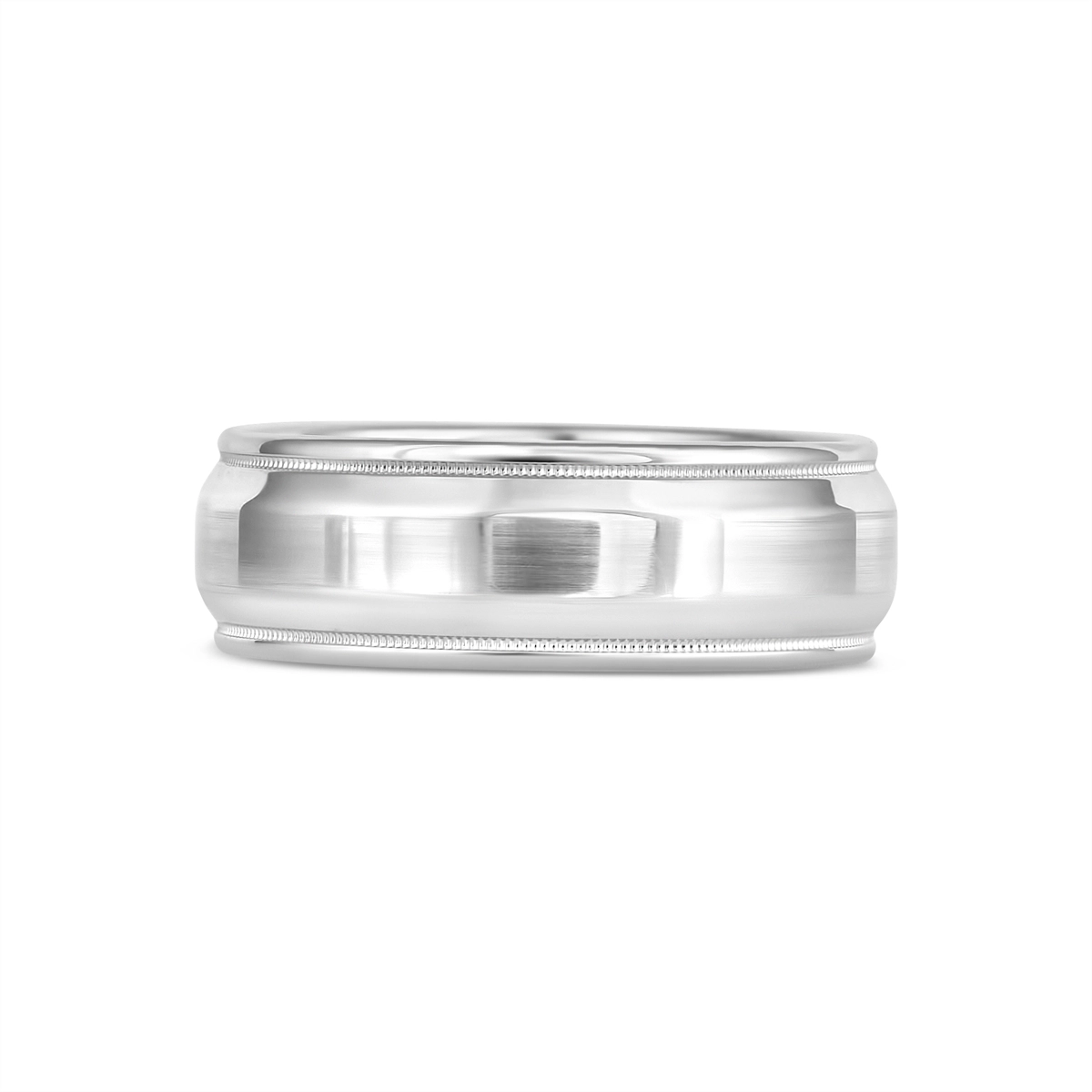 Mens Bands Engagement in White Gold 11-7224W-10