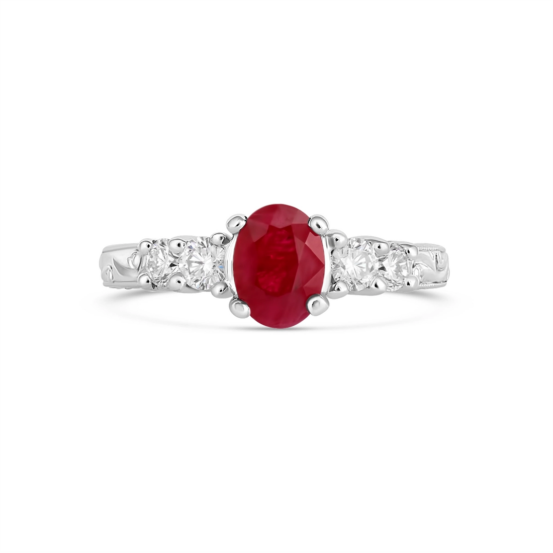 Rings Jewelry in White Gold R11-084896-18K