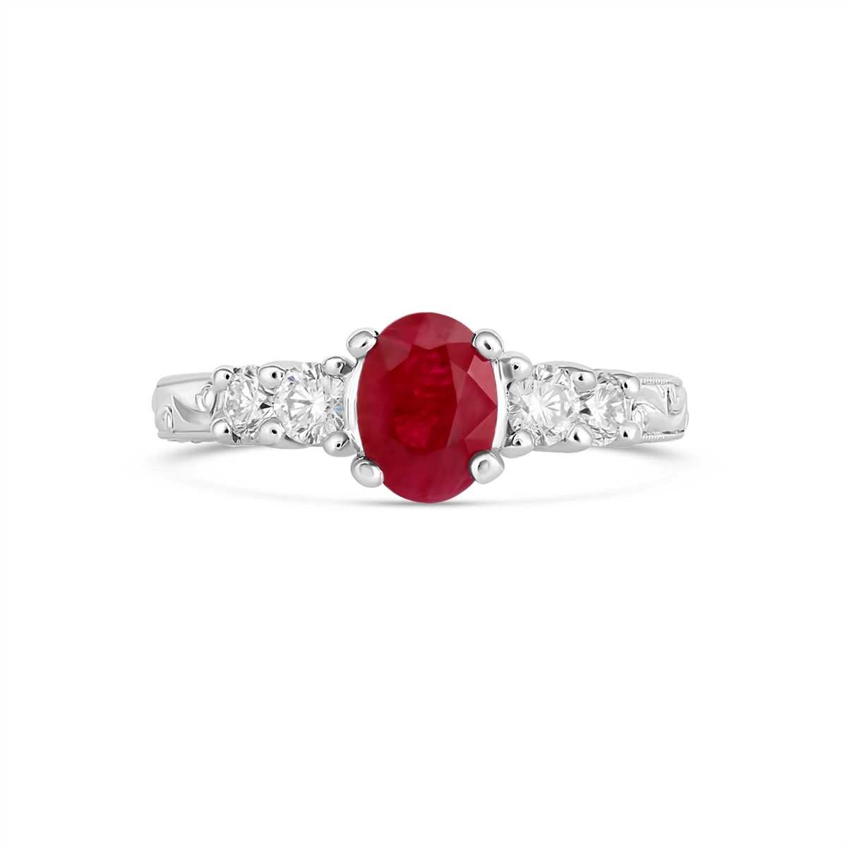 Rings Jewelry in White Gold R11-084896-18K
