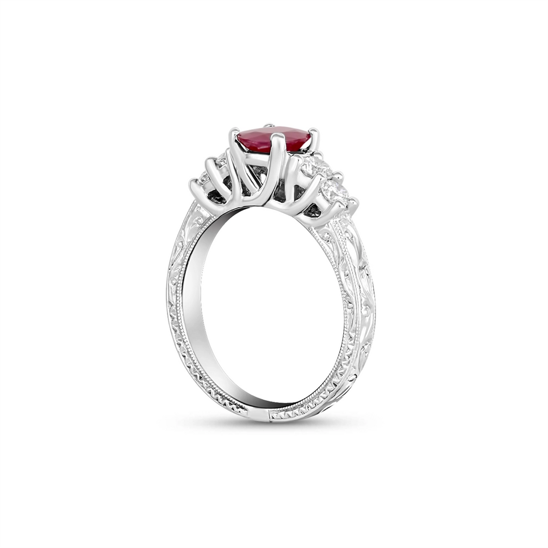 Rings Jewelry in White Gold R11-084896-18K