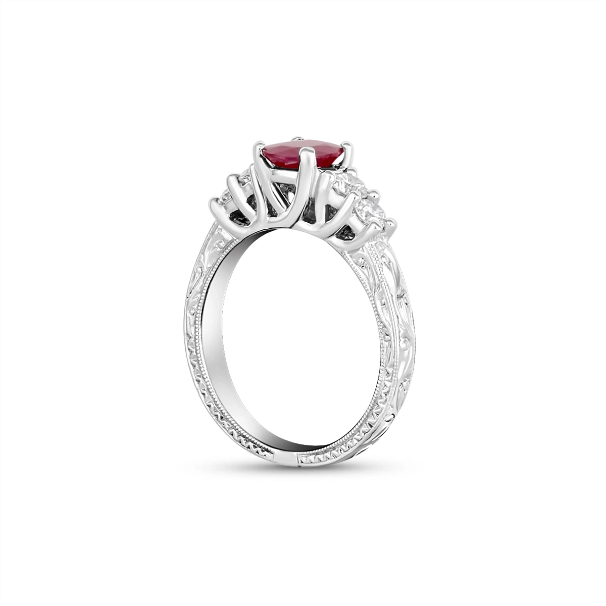 Rings Jewelry in White Gold R11-084896-18K