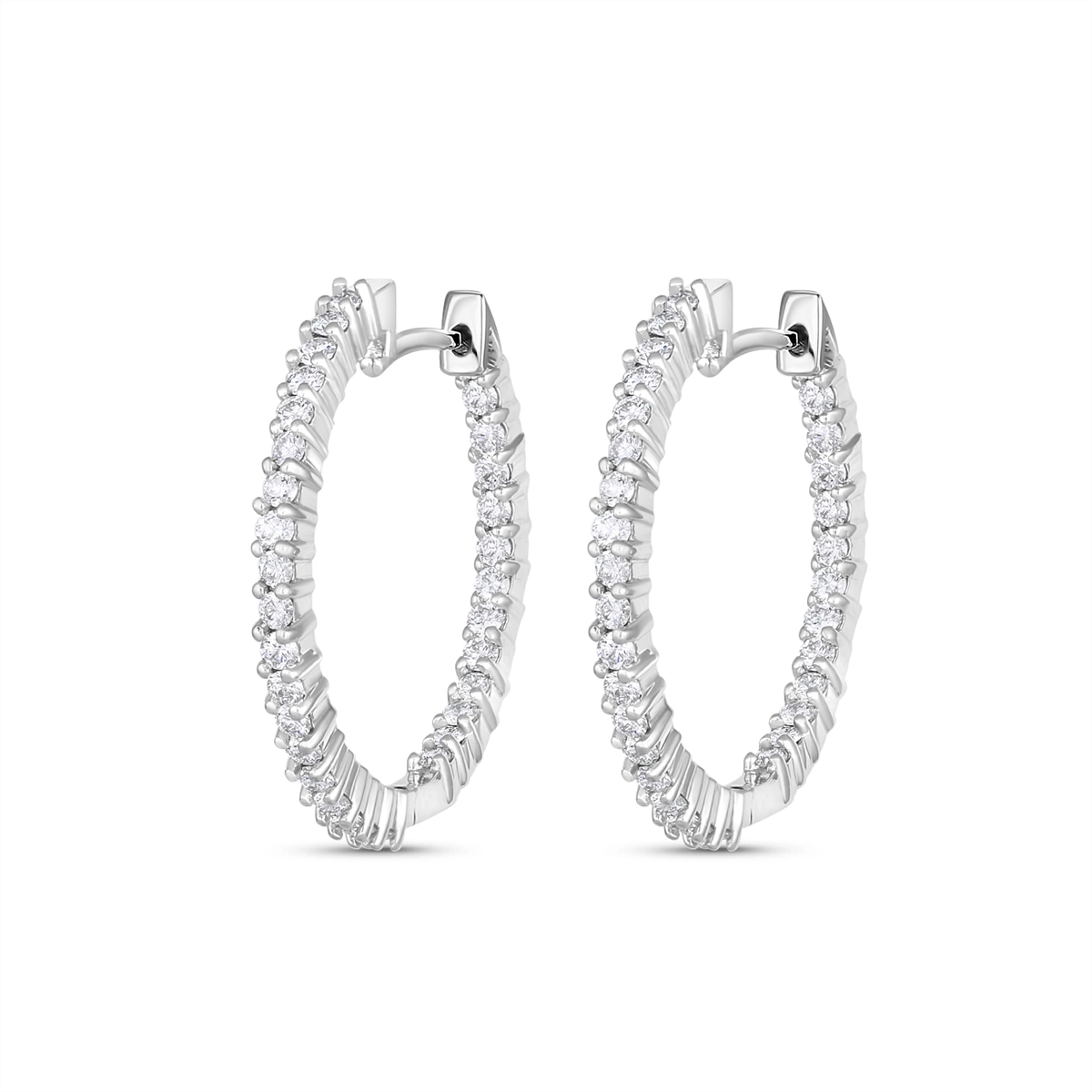 Earrings Earrings in White Gold containing Diamond 449164