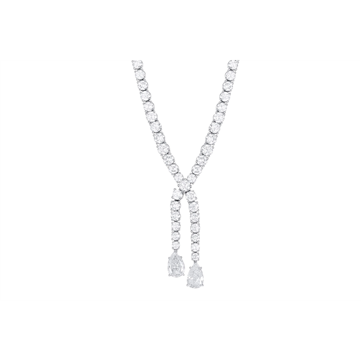 Necklaces Necklaces in Platinum/Palladium containing Diamond 449165