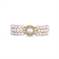 Bracelets Bracelets in Yellow Gold containing Multi-gemstone, Diamond, Pearl 449167