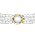 Bracelets Bracelets in Yellow Gold containing Multi-gemstone, Diamond, Pearl 449167