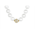 Necklaces Necklaces in Yellow Gold containing Multi-gemstone, Diamond, Pearl 449169