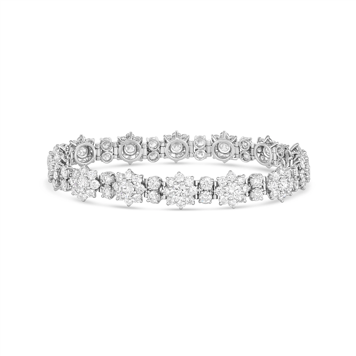 Undefined Bracelets in Platinum/Palladium containing Diamond ESTATE202501099