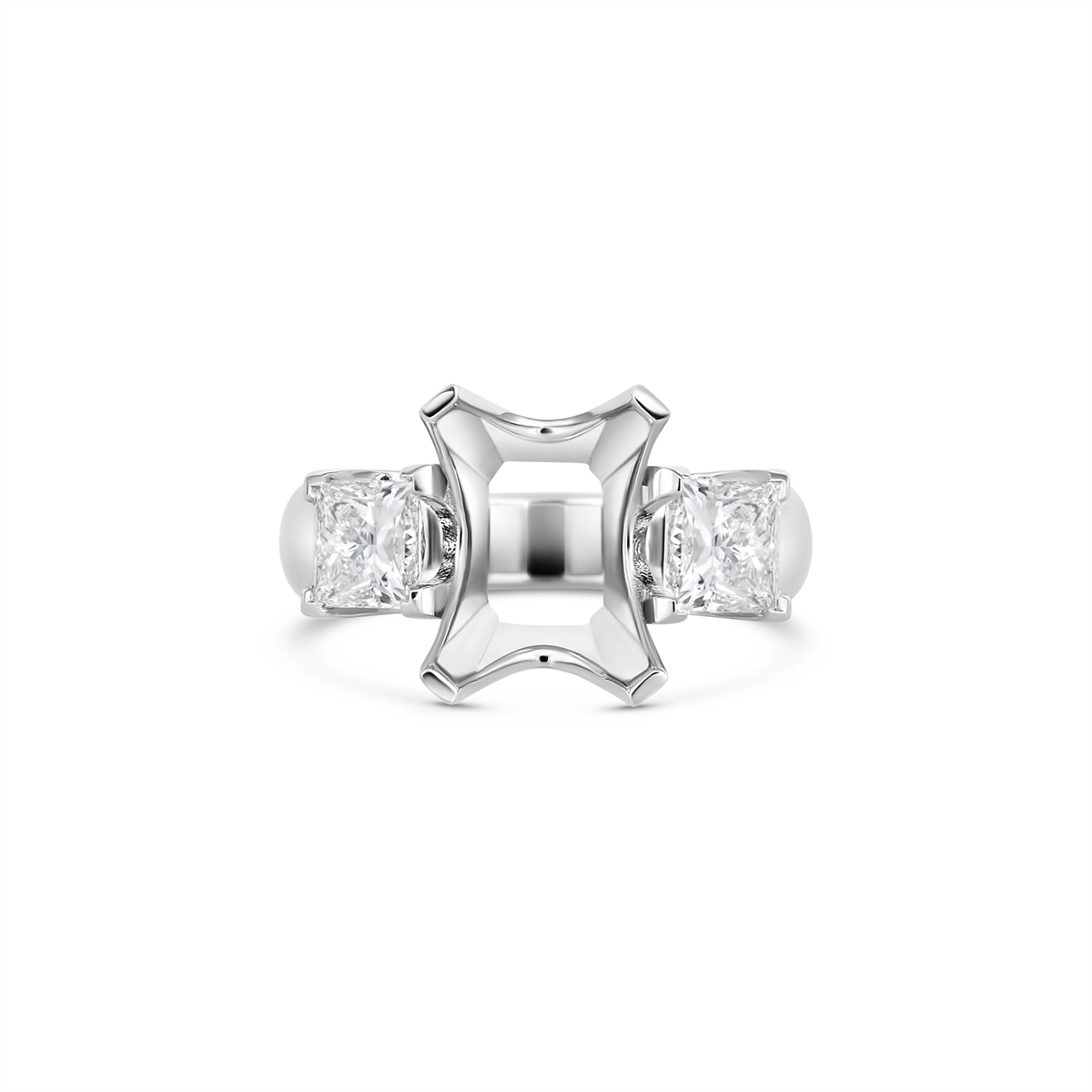 Engagement Collections Engagement in White Gold E102-3CT-PR-W