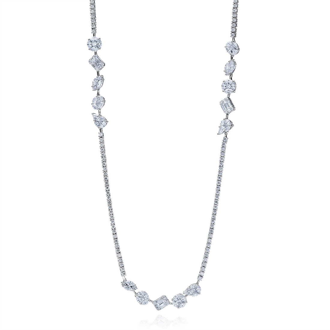 Necklaces Jewelry in White Gold 449187