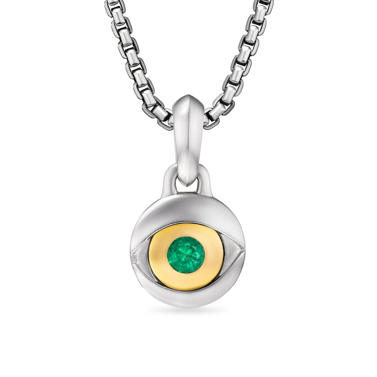 David Yurman Pendants in Mixed Metals containing Emerald D25231MS8AEM
