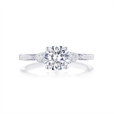 Tacori Engagement Rings in White Gold containing Diamond 2668 RD 8 W