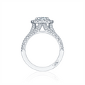 Tacori Engagement Rings in White Gold containing Diamond HT 2551 CU 8.5 W