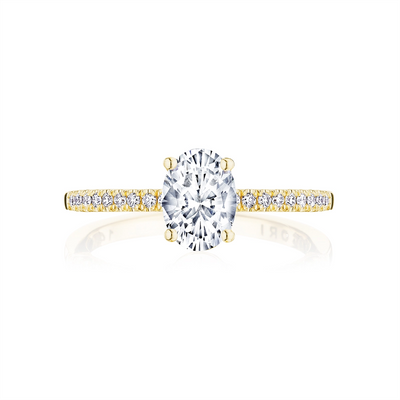 Tacori Engagement Rings in Yellow Gold containing Diamond P104 OV 10X7 Y