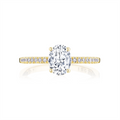 Tacori Engagement Rings in Yellow Gold containing Diamond P104 OV 10X7 Y