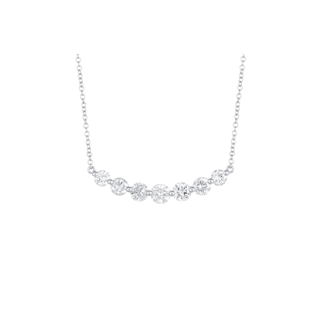 Necklaces Necklaces in White Gold containing Diamond 449476