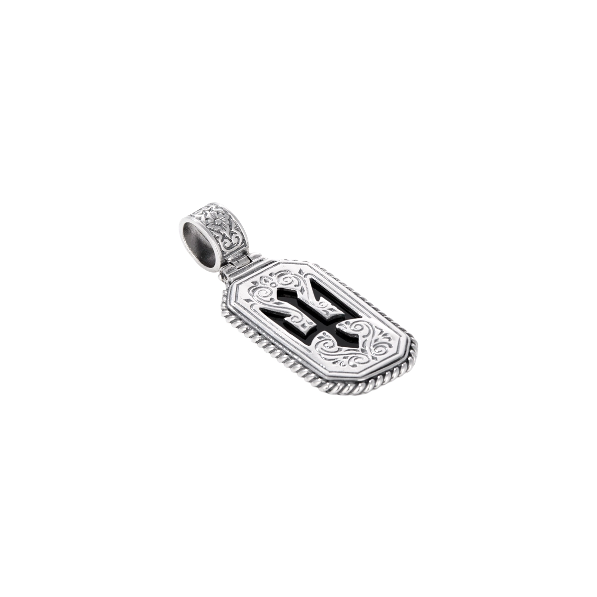 Konstantino Pendants in Silver containing Black onyx MEKJ804-131-120