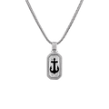 Konstantino Pendants in Silver containing Black onyx MEKJ804-131-120