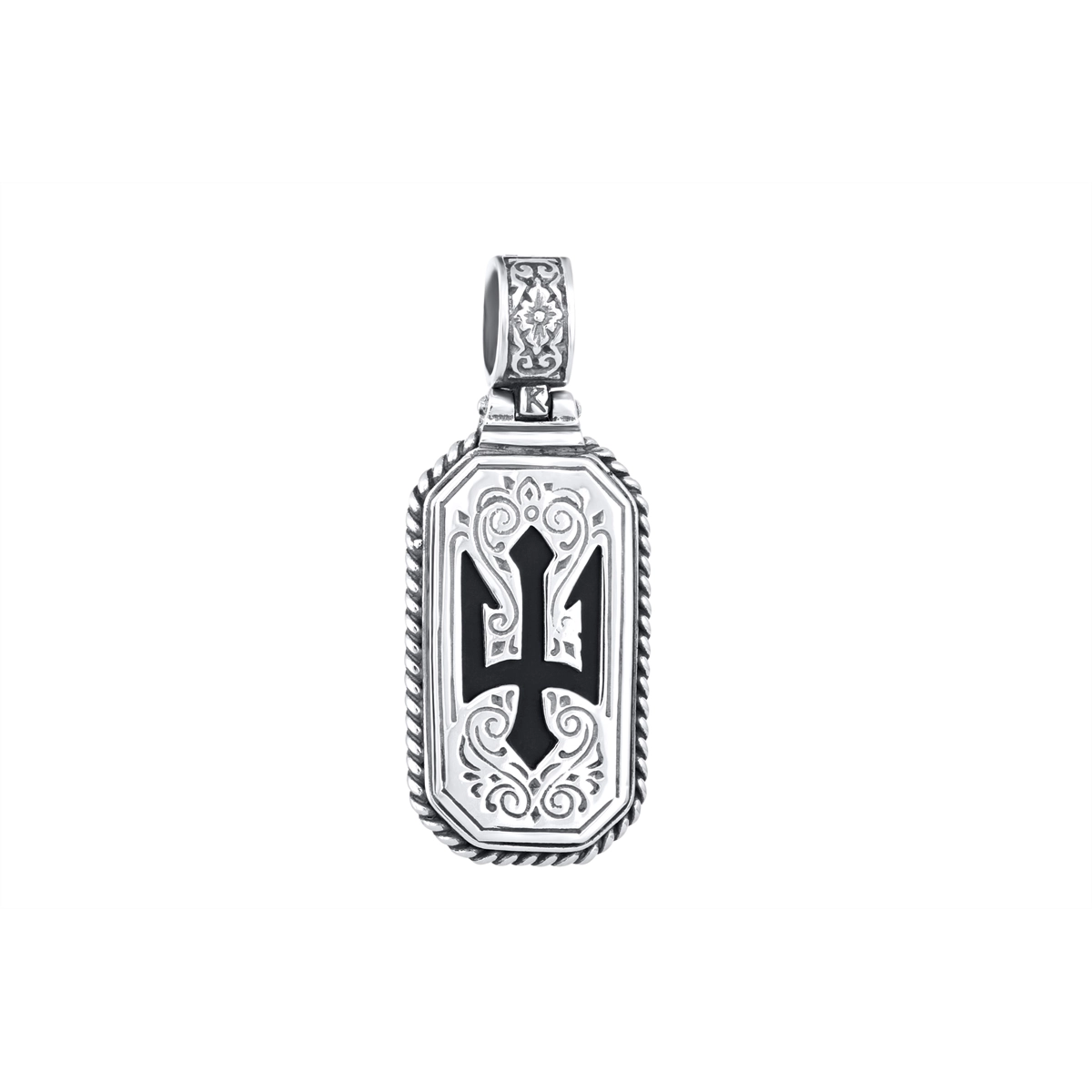 Konstantino Pendants in Silver containing Black onyx MEKJ804-131-120