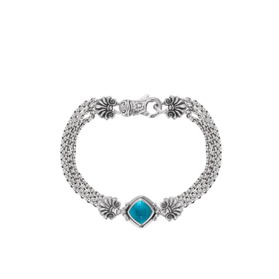 Konstantino Bracelets in Silver containing Mother of pearl, Quartz, Other, Multi-gemstone BKJ756-650