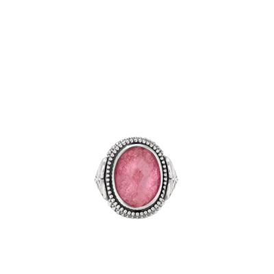 Konstantino Rings in Silver containing Mother of pearl, Quartz, Other, Multi-gemstone DKJ1029-702 S7