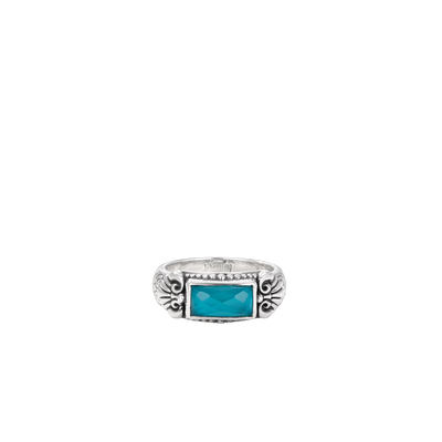 Konstantino Rings in Silver containing Mother of pearl, Quartz, Other, Multi-gemstone DKJ1033-650 S6