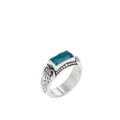 Konstantino Rings in Silver containing Mother of pearl, Quartz, Other, Multi-gemstone DKJ1033-650 S6
