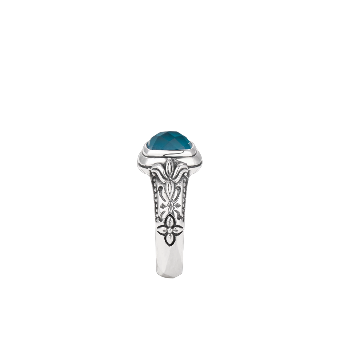 Konstantino Rings in Silver containing Mother of pearl, Quartz, Other, Multi-gemstone DKJ1034-650 S6