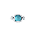 Konstantino Rings in Silver containing Mother of pearl, Quartz, Other, Multi-gemstone DKJ1034-650 S6