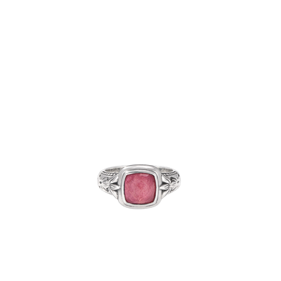 Konstantino Rings in Silver containing Mother of pearl, Quartz, Other, Multi-gemstone DKJ1034-702 S6