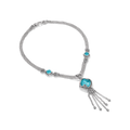 Konstantino Necklaces in Silver containing Mother of pearl, Quartz, Other, Multi-gemstone KOKJ513-650