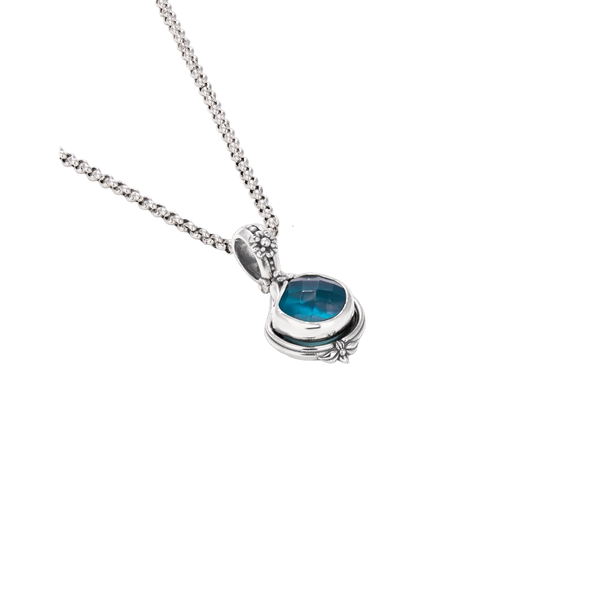 Konstantino Pendants in Silver containing Mother of pearl, Quartz, Other, Multi-gemstone MEKJ794-650