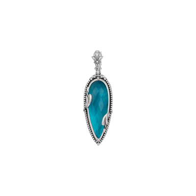 Konstantino Pendants in Silver containing Mother of pearl, Quartz, Other, Multi-gemstone MEKJ796-650