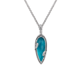 Konstantino Pendants in Silver containing Mother of pearl, Quartz, Other, Multi-gemstone MEKJ796-650