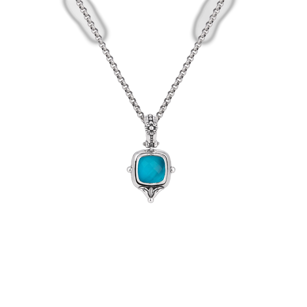 Konstantino Pendants in Silver containing Mother of pearl, Quartz, Other, Multi-gemstone MEKJ798-650