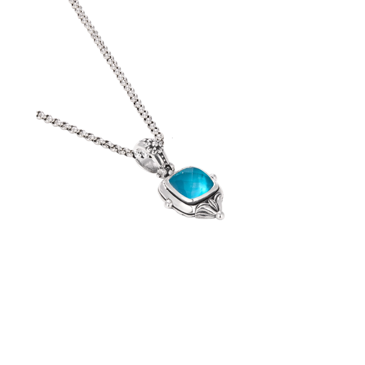 Konstantino Pendants in Silver containing Mother of pearl, Quartz, Other, Multi-gemstone MEKJ798-650