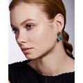 Konstantino Earrings in Silver containing Mother of pearl, Quartz, Other, Multi-gemstone SKKJ736-650