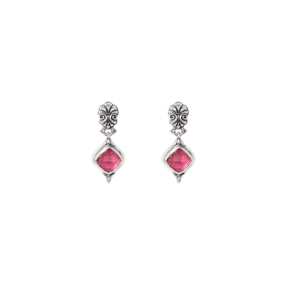 Konstantino Earrings in Silver containing Mother of pearl, Quartz, Other, Multi-gemstone SKKJ736-702