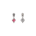 Konstantino Earrings in Silver containing Mother of pearl, Quartz, Other, Multi-gemstone SKKJ736-702
