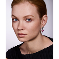 Konstantino Earrings in Silver containing Mother of pearl, Quartz, Other, Multi-gemstone SKKJ736-702