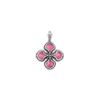 Konstantino Pendants in Silver containing Mother of pearl, Quartz, Other, Multi-gemstone STKJ428-702