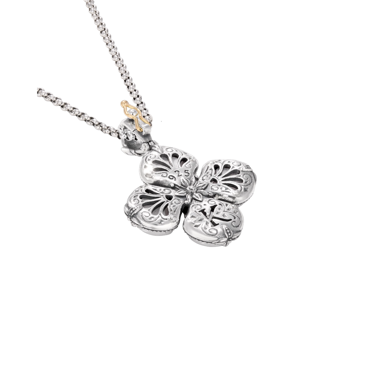 Konstantino Pendants in Silver containing Mother of pearl, Quartz, Other, Multi-gemstone STKJ428-702