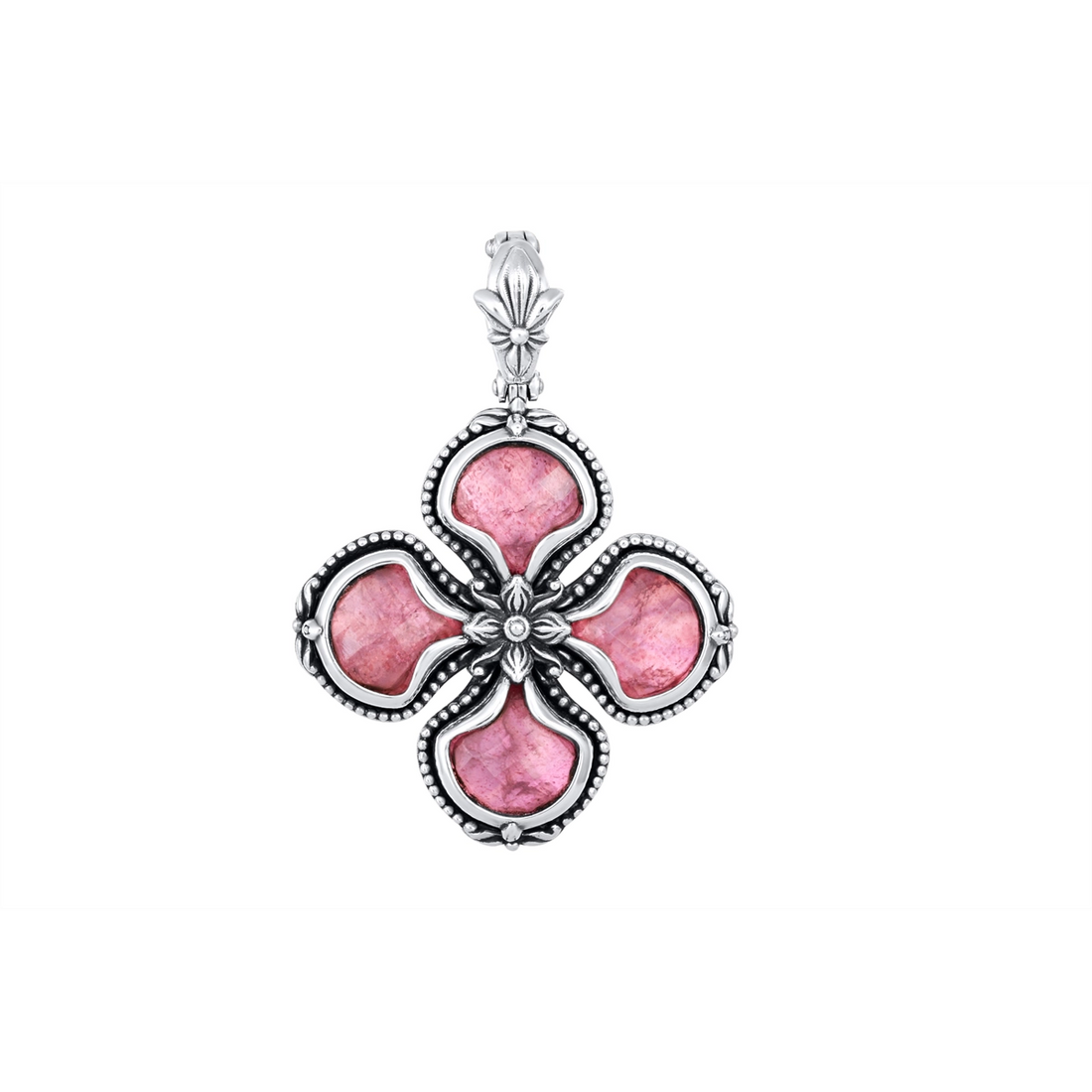 Konstantino Pendants in Silver containing Mother of pearl, Quartz, Other, Multi-gemstone STKJ428-702