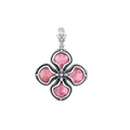 Konstantino Pendants in Silver containing Mother of pearl, Quartz, Other, Multi-gemstone STKJ428-702