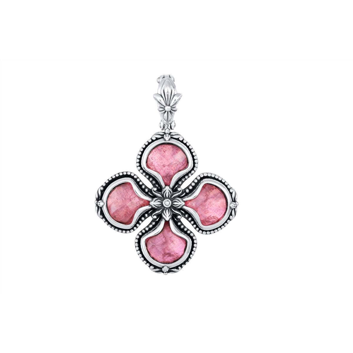 Konstantino Pendants in Silver containing Mother of pearl, Quartz, Other, Multi-gemstone STKJ428-702