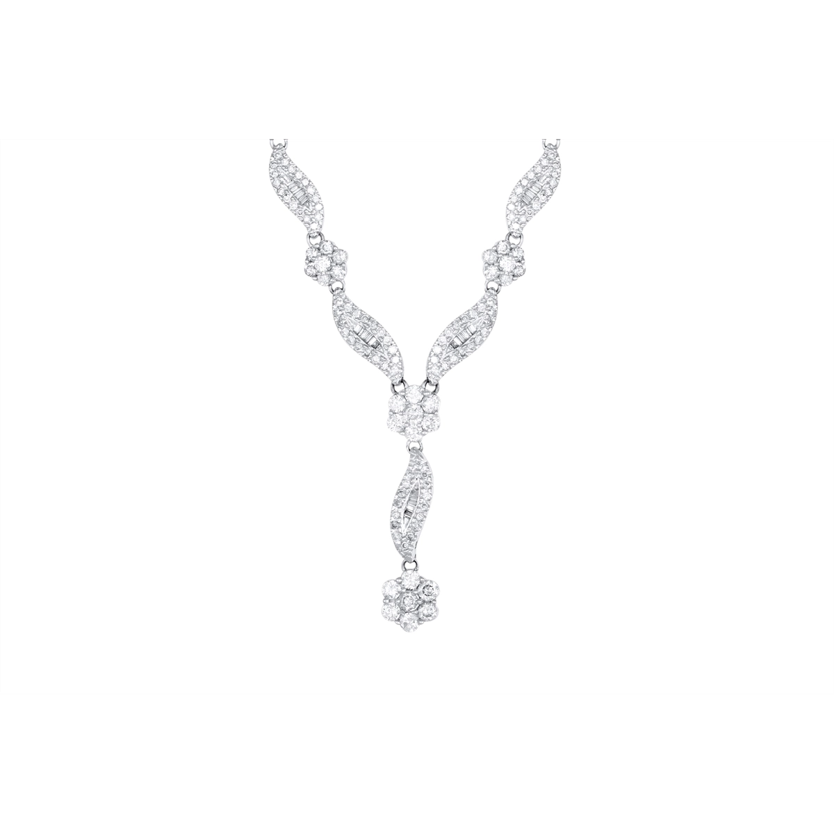 Necklaces Necklaces in White Gold containing Diamond 449632